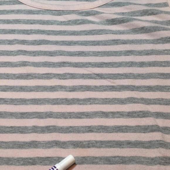 Michael Kors pink grey striped medium Tank Top - Picture 7 of 8